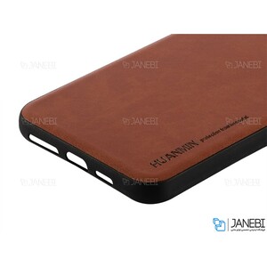 قاب طرح چرم آیفون Huanmin Leather Case Apple iPhone 11 Pro Max