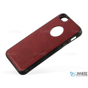 قاب طرح چرم آیفون Huanmin Leather Case Apple iPhone 5/5S
