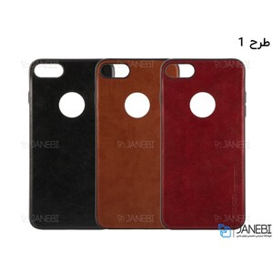 قاب طرح چرم آیفون Huanmin Leather Case Apple iPhone 7/8