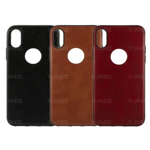 قاب طرح چرم آیفون Huanmin Leather Case Apple iPhone XR