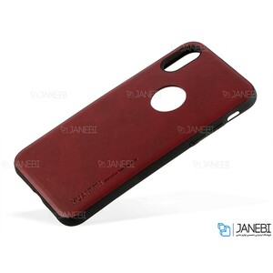 قاب طرح چرم آیفون Huanmin Leather Case Apple iPhone XR