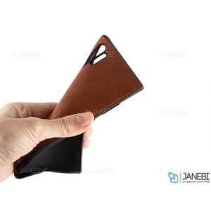 قاب طرح چرم سامسونگ Huanmin Leather Case Samsung Galaxy Note 10 Plus
