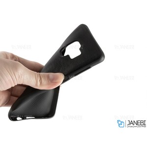 قاب طرح چرم سامسونگ Huanmin Leather Case Samsung Galaxy S9