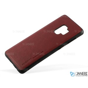قاب طرح چرم سامسونگ Huanmin Leather Case Samsung Galaxy S9