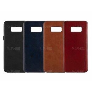 قاب طرح چرم سامسونگ Huanmin Leather Case Samsung Galaxy S8 Plus