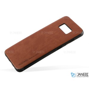 قاب طرح چرم سامسونگ Huanmin Leather Case Samsung Galaxy S8 Plus