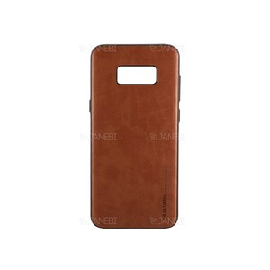 قاب طرح چرم سامسونگ Huanmin Leather Case Samsung Galaxy S8 Plus