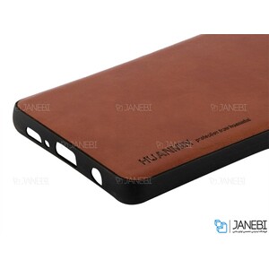 قاب طرح چرم سامسونگ Huanmin Leather Case Samsung Galaxy S10e