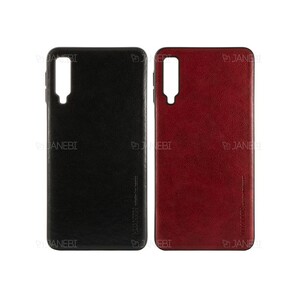 قاب طرح چرم سامسونگ Huanmin Leather Case Samsung Galaxy A7 2018