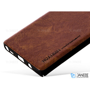 قاب محافظ چرمی سامسونگ Huanmin Leather Case Samsung Galaxy S8