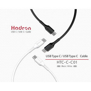 کابل شارژ و انتقال داده تایپ سی به تایپ سی هادرون Hadron HTC-C-C01 USB Type C Cable