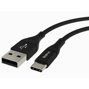 کابل شارژ سریع و انتقال داده روکش نایلونی هادرون Hadron HTC-A-C02 USB Type A/USB Type C