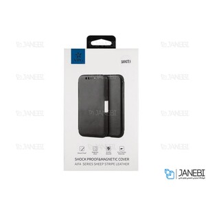 کیف محافظ چرم سامسونگ VPG Magnetic Leather Cover Samsung Note 9