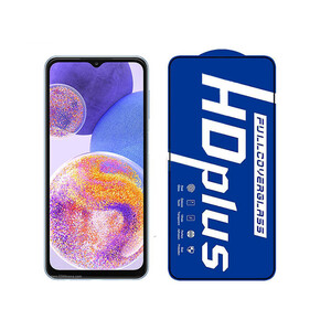 گلس شفاف شیشه ای تمام صفحه گوشی سامسونگ گلکسی آ23 لیتو LITO screen HD Plus model suitable Samsung A23