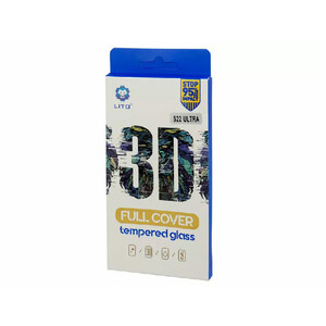 خرید گلس تمام صفحه و تمام چسب لیتو S22 Ultra سامسونگ Lito 3D Full Cover Tempered Glass