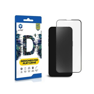 محافظ صفحه نمایش شیشه ای مات آیفون لیتو Lito D+ iPhone 13/13 Pro Play Game Glass