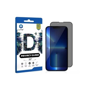 محافظ صفحه نمایش شیشه ای حریم شخصی آیفون لیتو Lito D+ Apple iphone 13 Pro Max Privacy Glass