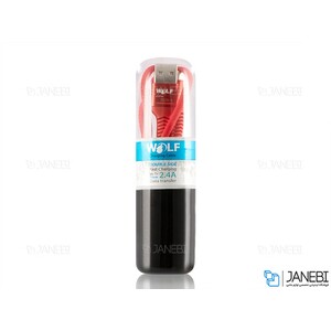 کابل شارژ و انتقال داده میکرو یو اس بی Wolf Micro USB Cable 1m