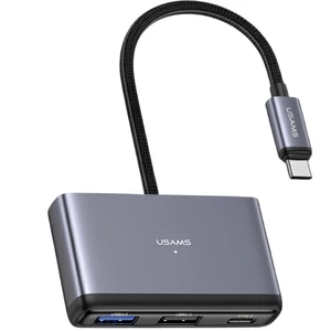 هاب تایپ سی 4 پورت یوسامز USAMS مدل US-SJ627 توان 60 وات