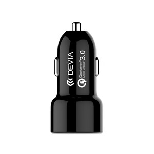 شارژر فندکی فست شارژ ماشین 2.4 آمپر دویا EA030