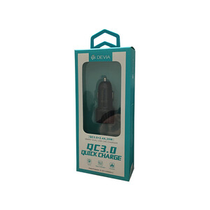 شارژر فندکی فست شارژ ماشین 2.4 آمپر دویا EA030