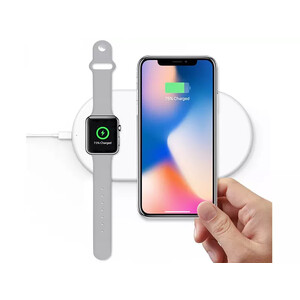 قیمت شارژر وایرلس دوکاره دویا DEVIA EA087 Wireless Charger 2 In 1 for Smart Phone&Apple Watch
