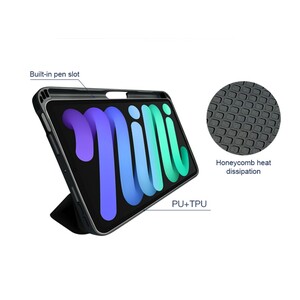 کیف چرمی آیپد مینی 6 دویا Devia iPad mini 6 2021 Pen Leather Case