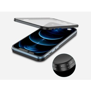 گلس و محافظ پشت 2 در 1 آیفون 13 پرو مکس دویا Devia iphone 13 Pro Max 2 in 1 Ultra Thin Tempered Glass Protective Case