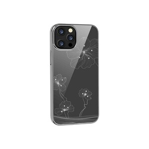 قاب شفاف گلدار آیفون 13 پرو مکس دویا Devia iphone 13 Pro Max Crystal Flora Case