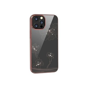 قاب شفاف گلدار آیفون 13 پرو مکس دویا Devia iphone 13 Pro Max Crystal Flora Case