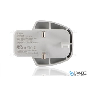 شارژر دیواری سریع دو پورت دویا Devia EA115 Extreme Speed Fast Charger
