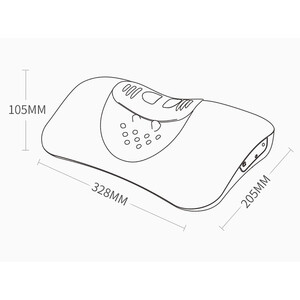 ماساژور گردن چندمنظوره شیائومی Xiaomi Multifunctional neck massager HoPhysio DH124A