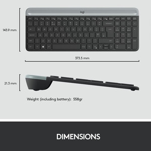 کیبورد بی سیم لاجیتک Logitech مدل K580 با چیدمان Chrome OS
