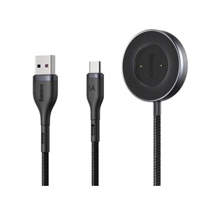 کابل تایپ سی و داک شارژ ساعت بیسوس Baseus Cafule One-for-two Data Cable USB to C+ Watch Charging Dock