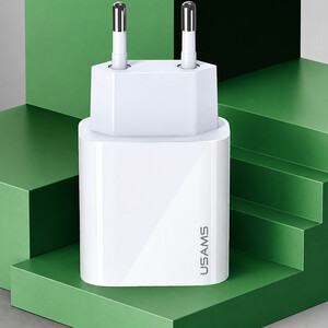 شارژر دیواری یوسامز USAMS مدل US-CC118 توان 20 وات