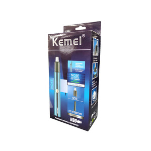 اصلاح کننده موی بینی و ابرو شارژی کیمی Kemei Nose & HIS Eyebrows Hair Trimmer KM-491