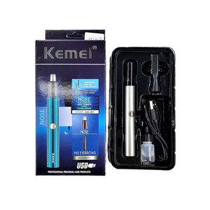 اصلاح کننده موی بینی و ابرو شارژی کیمی Kemei Nose & HIS Eyebrows Hair Trimmer KM-491