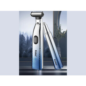فروش کیت ریش تراش و دستگاه اصلاح موی بینی و گوش کیمی Portable Electric Nose Hair Trimmer Shaver Man Clean Razor Remover Kit