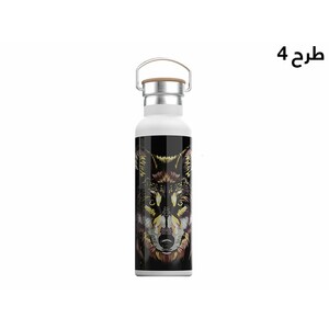 قمقمه 600 میلی لیتر گرین Green Pattetn Bottle Flask 600ml