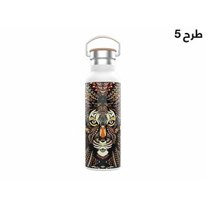قمقمه 600 میلی لیتر گرین Green Pattetn Bottle Flask 600ml