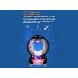 چراغ خواب و حشره‌کش plug-in physical mosquito killing purple light wave mosquito repellent