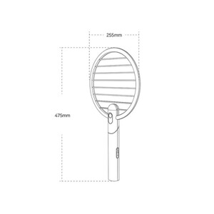 حشره کش قابل شارژ Sothing Mosquito Swatter-Net with Digital Display