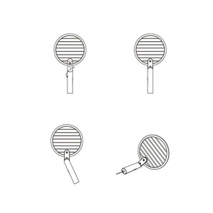 حشره کش قابل شارژ Sothing Mosquito Swatter-Net with Digital Display