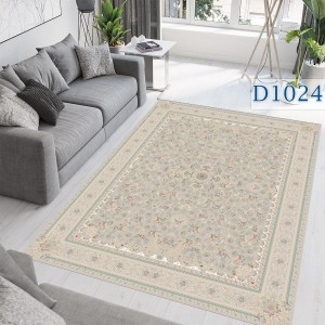 فرشینه کلاسیک گل‌دار بژ نقشیکا | کالا66
