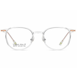 خرید عینک محافظ نور نور آبی karen bazaar B2707 New beta titanium anti-blue light optical glasses