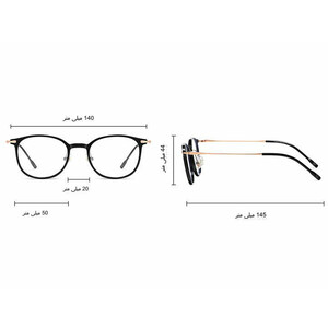 فروش عینک ضد نور آبی karen bazaar B2707 New beta titanium anti-blue light optical glasses