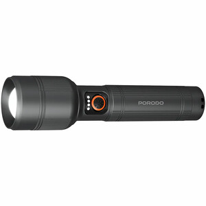 چراغ قوه دستی پورودو Porodo مدل PDFL5101GY روشنایی ۱۲۰۰ لومن