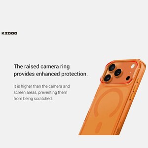 قاب مگ سیف آیفون 17 پرومکس کی زد دو KZDOO مدل Iceguard شفاف