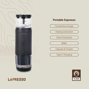 اسپرسوساز 80 میلی‌لیتر شارژی لپرسو