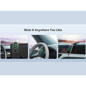 هولدر موبایل مگنتی داخل خودرو بیسوس Baseus C02 Pro Magnetic Wireless Charging Car Mount C40156000111-00
